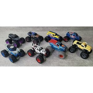 Mattel Hot Wheels Monster Jam 1:64 Scale Monster Trucks 8 Superman Dalmatian Car
